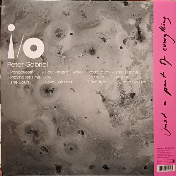 Peter Gabriel - I/O (Bright-Side Mixes) 2LP Vinyl