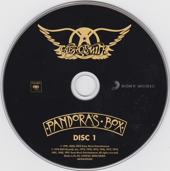 Aerosmith - Pandora's Box (Box, RE + 3xCD, Comp, RE, RM)