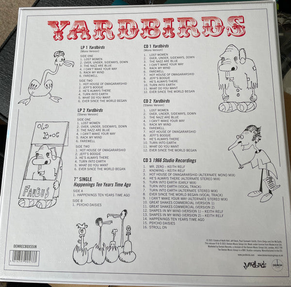 The Yardbirds - Yardbirds (Roger The Engineer) (Box, Sup + LP, Album, Mono, RE, RM + LP, Album, RE)