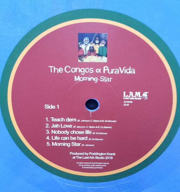 The Congos & Pura Vida - Morning Star (LP, Album, Gat + CD, Album)