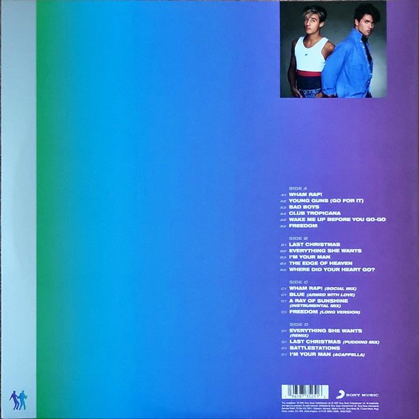 Wham! - The Singles (Echoes From The Edge Of Heaven) : Limited 2LP Blue Vinyl