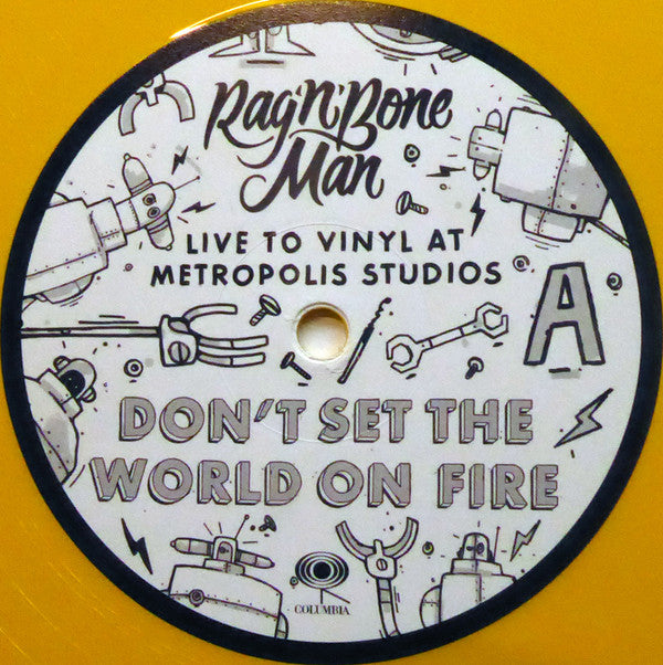 Rag'n'Bone Man - Live To Vinyl At Metropolis Studios: RSD 12" Yellow Vinyl