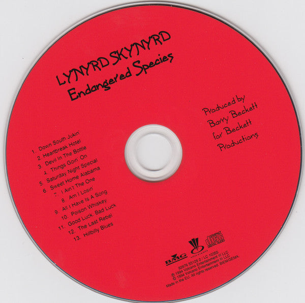 Lynyrd Skynyrd - Endangered Species (CD, Album, RE, RM)