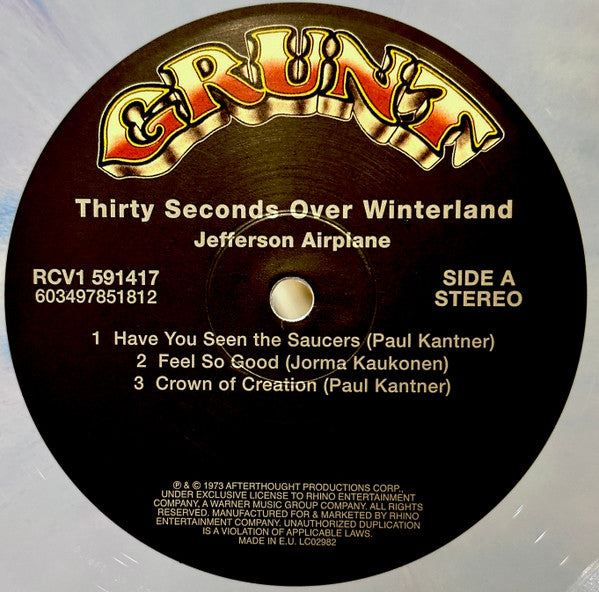 Jefferson Airplane - Thirty Seconds Over Winterland (LP, Album, Ltd, RE, Blu)