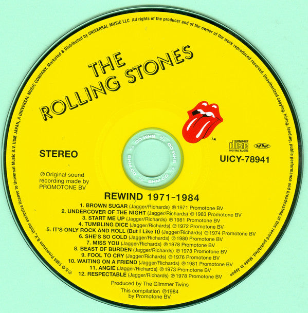 The Rolling Stones - Rewind (1971-1984) (CD, Comp, RE, RM, SHM)