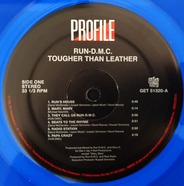 Run DMC* - Tougher Than Leather (LP, Album, RE, Blu)