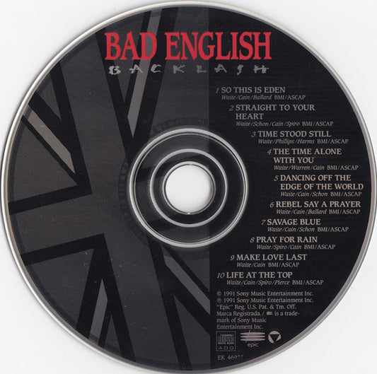 Bad English - Backlash - CD