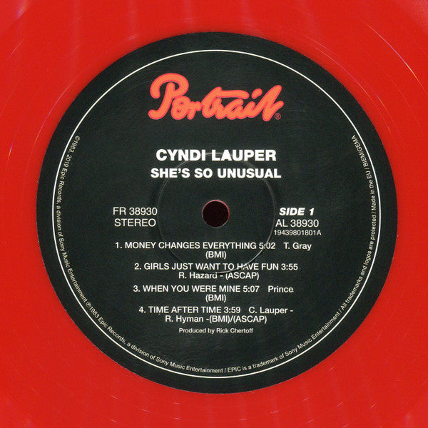 Cyndi Lauper - She's So Unusual: Limited Red Vinyl