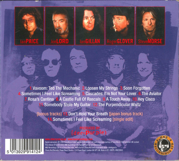 Deep Purple - Purpendicular : Remastered CD