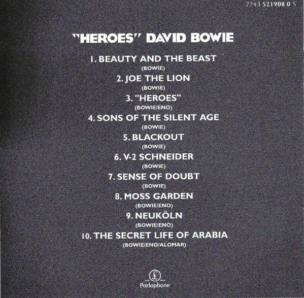 David Bowie - "Heroes" - Remastered CD