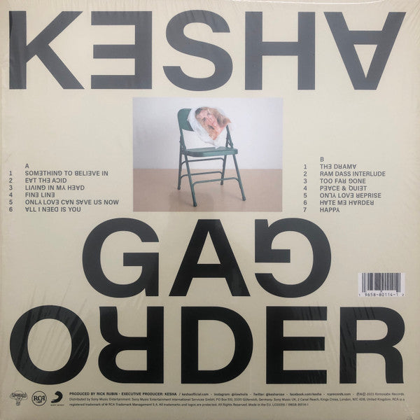 Kesha - Gag Order (LP, Album, Bon)