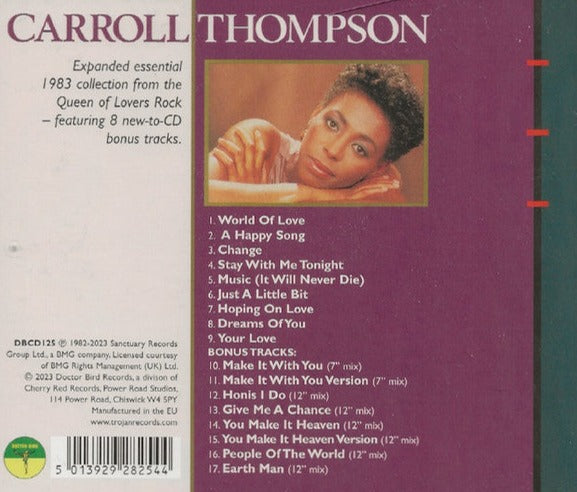 Carroll Thompson - Carroll Thompson: Expanded CD Edition