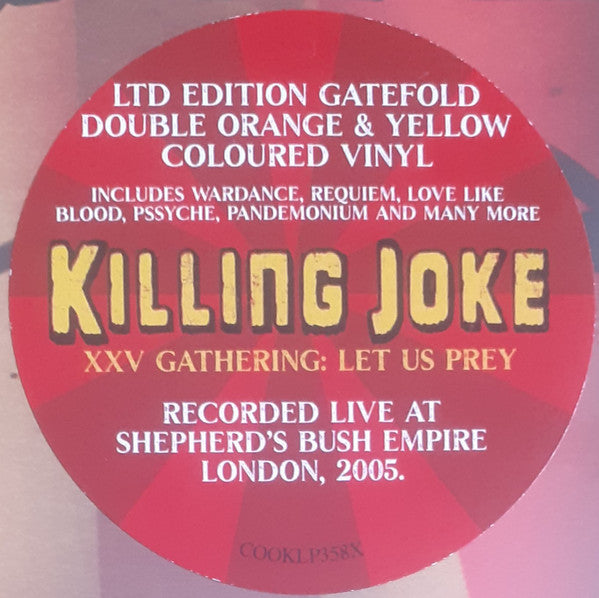 Killing Joke - XXV Gathering : Let Us Prey (LP, Ora + LP, Yel + Ltd, RE)