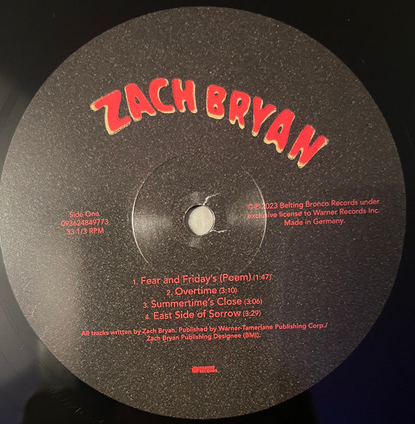 Zach Bryan - Zach Bryan (2xLP, Album)