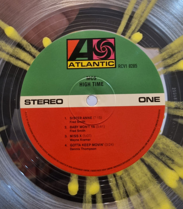 MC5 - High Time: Limited Clear & Yellow Splatter Vinyl