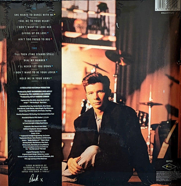 Rick Astley - Hold Me In Your Arms - Limited Remastered Blue Vinyl