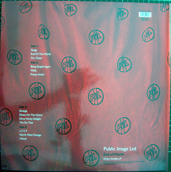 PiL* - End Of World (2x12", Album, Ltd, Whi)