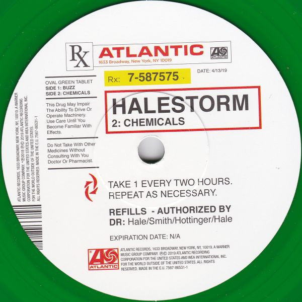 Halestorm - Buzz / Chemicals (7", RSD, Single, Ltd, Gre)