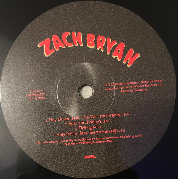 Zach Bryan - Zach Bryan (2xLP, Album)