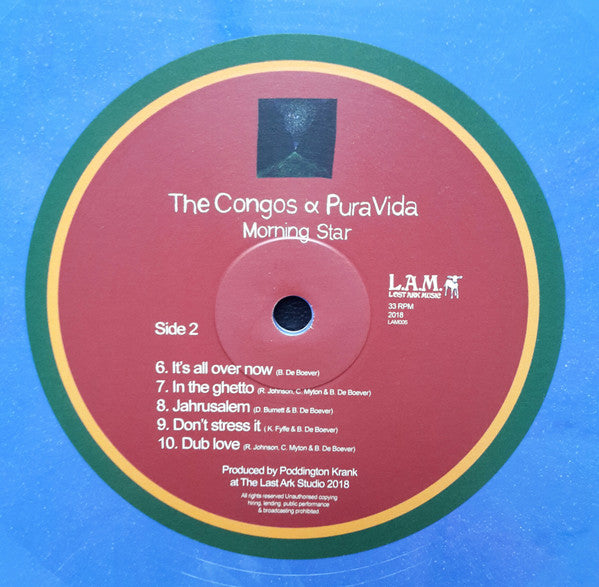 The Congos & Pura Vida - Morning Star (LP, Album, Gat + CD, Album)