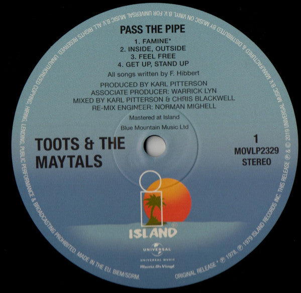 Toots & The Maytals - Pass The Pipe - 180g Vinyl