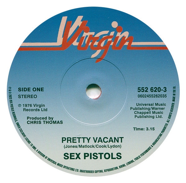 Sex Pistols - Pretty Vacant (7", Single, Ltd, Num, RE, Red)