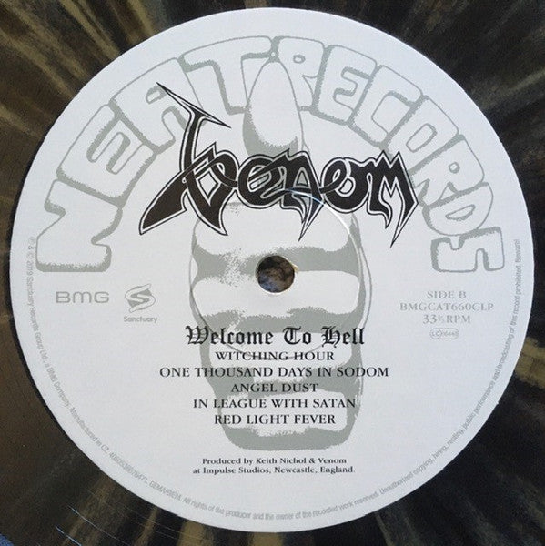 Venom (8) - Welcome To Hell (LP, Album, RE, 40t)