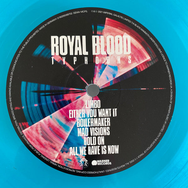 Royal Blood - Typhoons - Limited Blue Vinyl