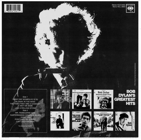 Bob Dylan - Bob Dylan's Greatest Hits : 180g Vinyl