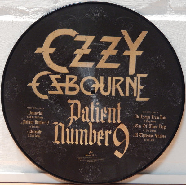 Ozzy Osbourne - Patient Number 9 : Limited 2LP Picture Disc Vinyl