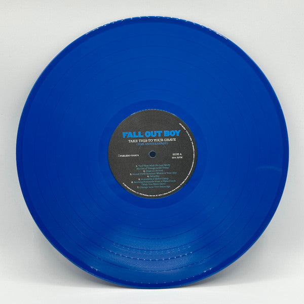 Fall Out Boy - Take This To Your Grave : Limited, Blue Jay, 20th Anniversary Vinyl