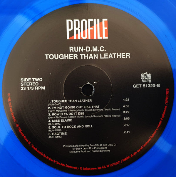 Run DMC* - Tougher Than Leather (LP, Album, RE, Blu)