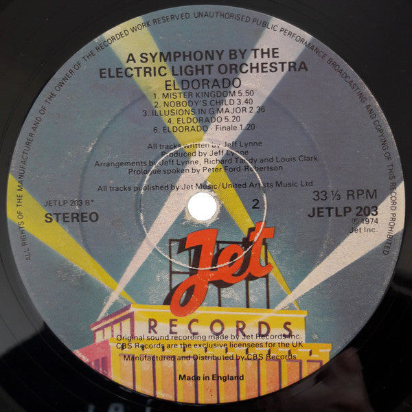 Electric Light Orchestra - Eldorado - A Symphony By The Electric Light Orchestra (LP, Album, RE)