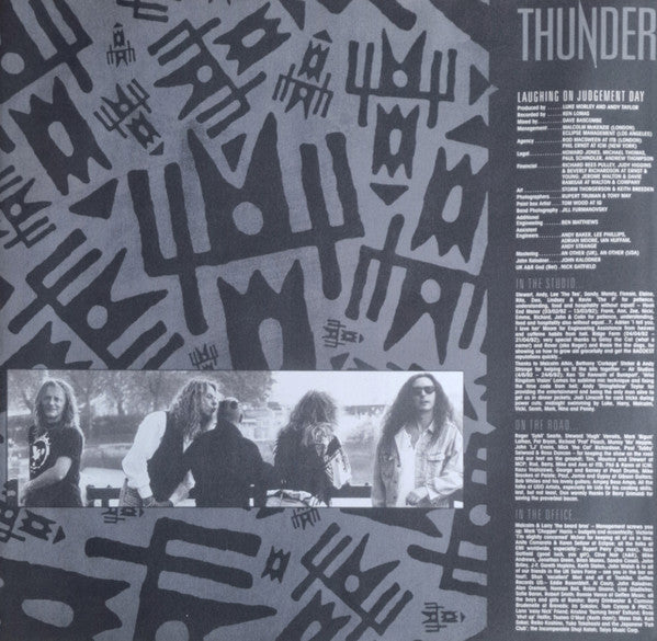 Thunder (3) - Laughing On Judgement Day (LP, Album, Ltd, RE, Blu + LP, Album, Ltd, RE, Whi)