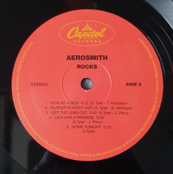 Aerosmith - Rocks  180g Vinyl