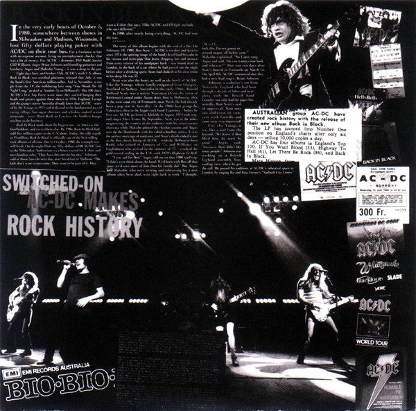 AC/DC - Back In Black : Remastered 180g Vinyl