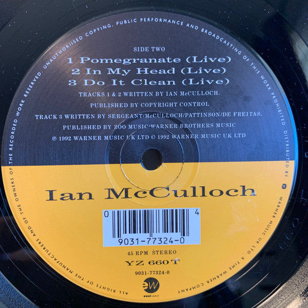 Ian McCulloch - Dug For Love (12")