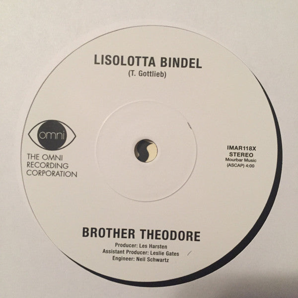Brother Theodore - Fate Conspires With Destiny To Do Me Dirt (LP, Album, RM, Whi + 7")