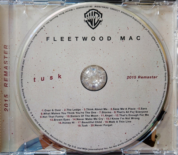 Fleetwood Mac - Tusk (CD, Album, RE, RM)