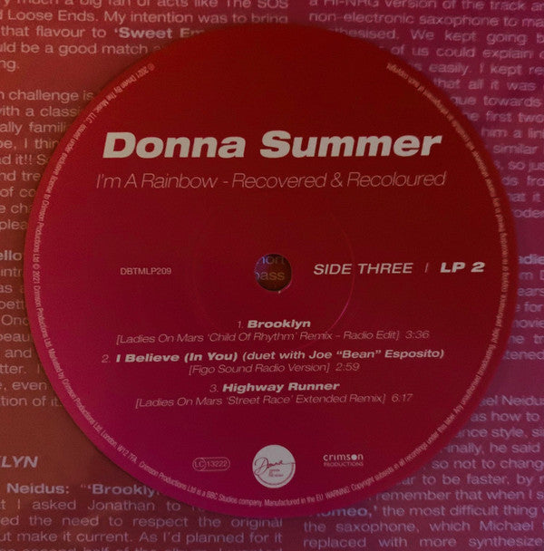 Donna Summer - I'm A Rainbow - Recovered & Recoloured (2xLP, Album, Cle)