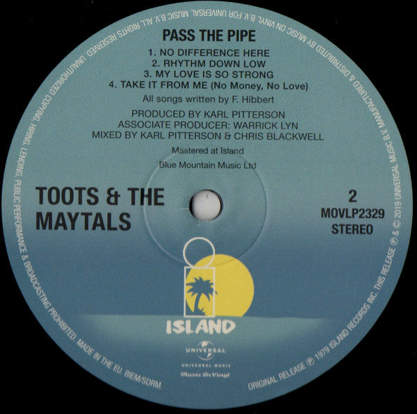 Toots & The Maytals - Pass The Pipe - 180g Vinyl