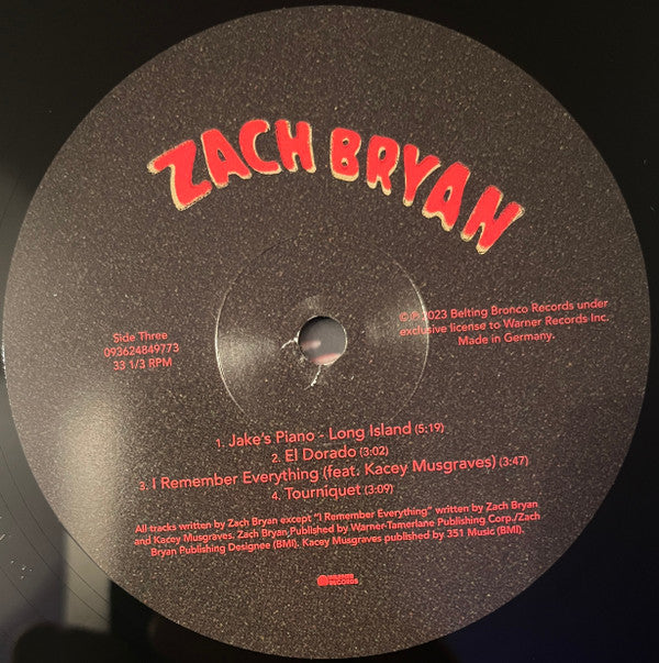 Zach Bryan - Zach Bryan (2xLP, Album)