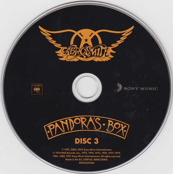 Aerosmith - Pandora's Box (Box, RE + 3xCD, Comp, RE, RM)