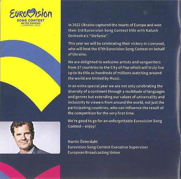 Various - Eurovision Song Contest United Kingdom Liverpool 2023 - United By Music (2xCD, Album, Comp)