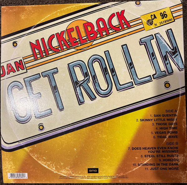 Nickelback - Get Rollin' (LP, Album, Ora)