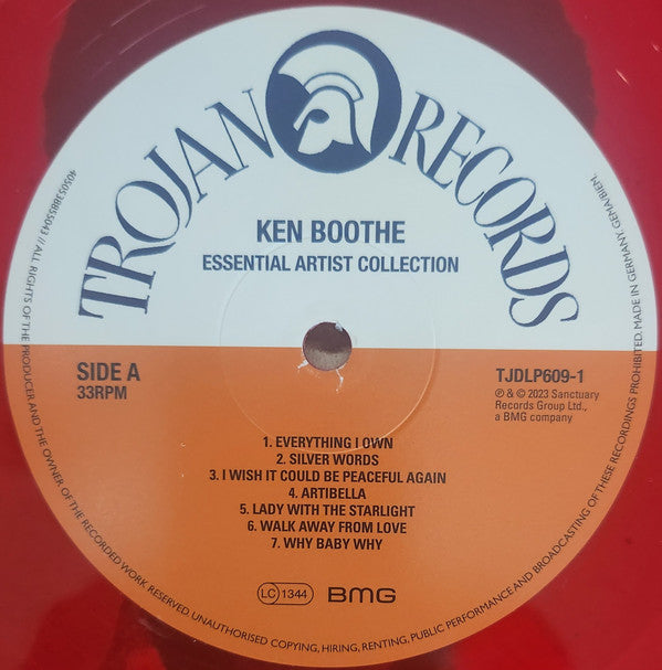 Ken Boothe - Essential Artist Collection  (2xLP, Comp, Red)