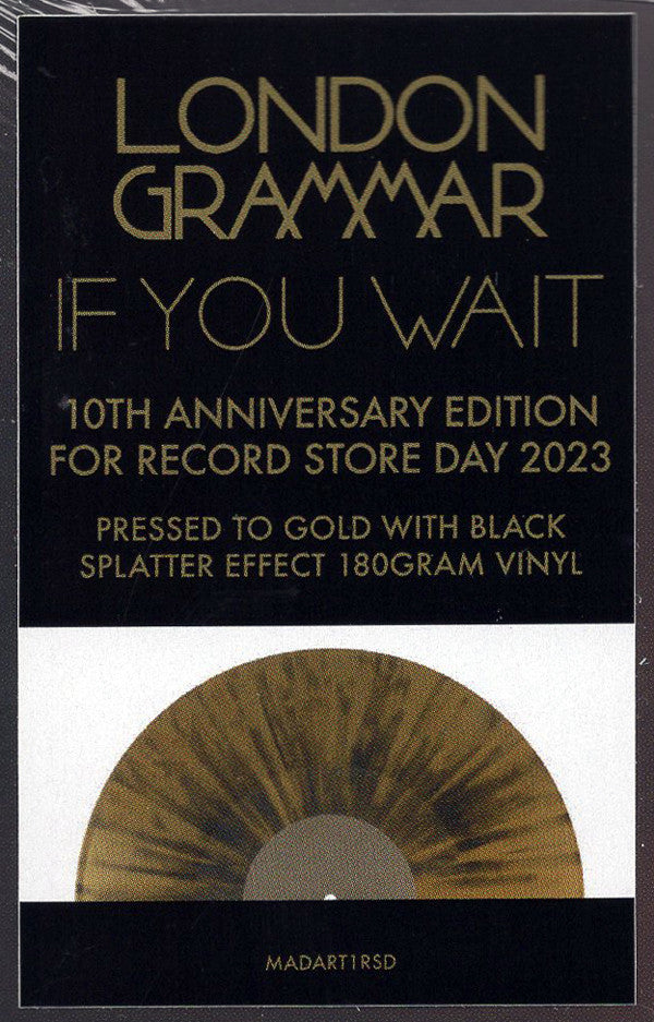 London Grammar - If You Wait: 2LP RSD Gold Splatter Vinyl