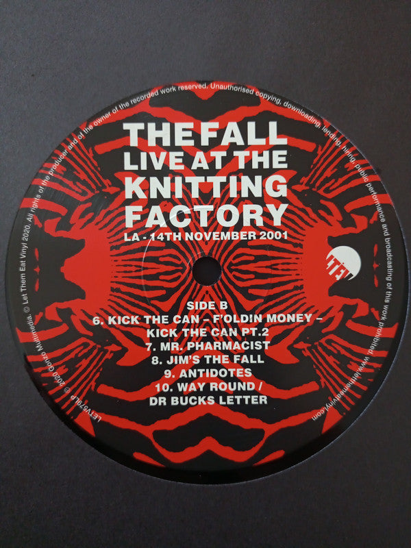 The Fall - Live At The Knitting Factory LA - 14th November 2001 (LP, Album, RE)