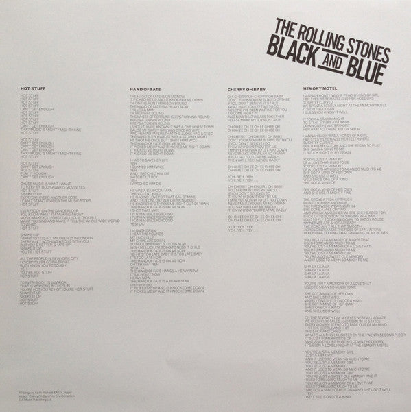 The Rolling Stones - Black And Blue (LP, Album, RE, RM, Gat)