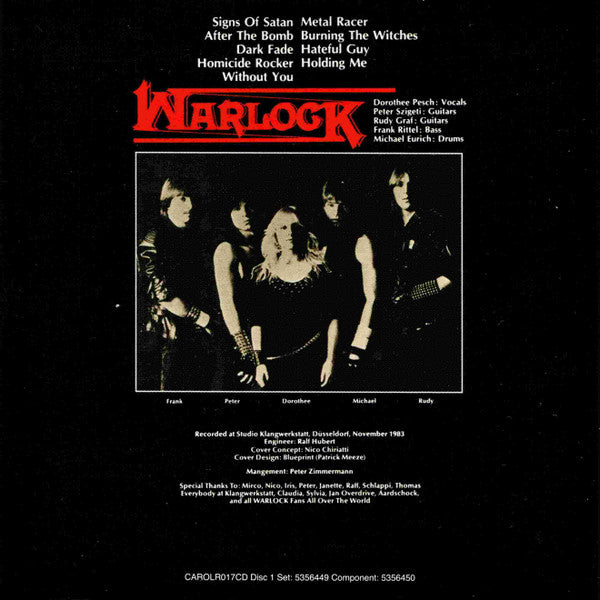 Warlock - I Rule The Ruins: 4CD Boxset